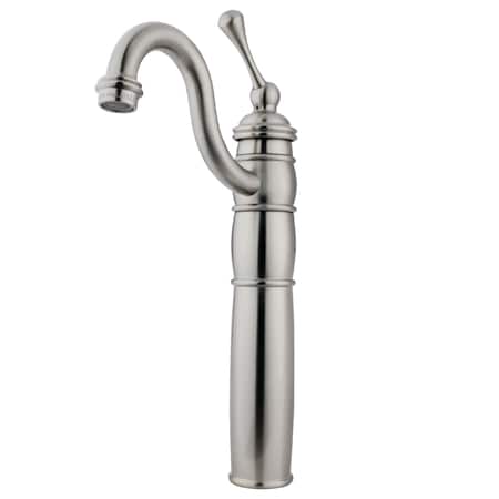 Kingston Brass Vessel Sink Faucet, Brushed Nickel KB1428BL